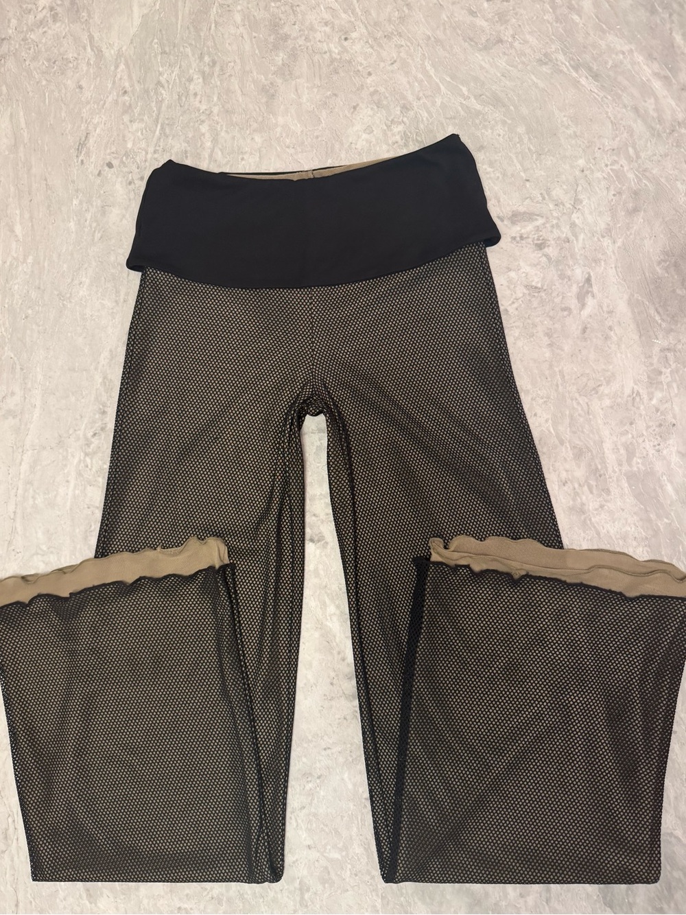 I.AM.GIA Mesh Fold Over Pants